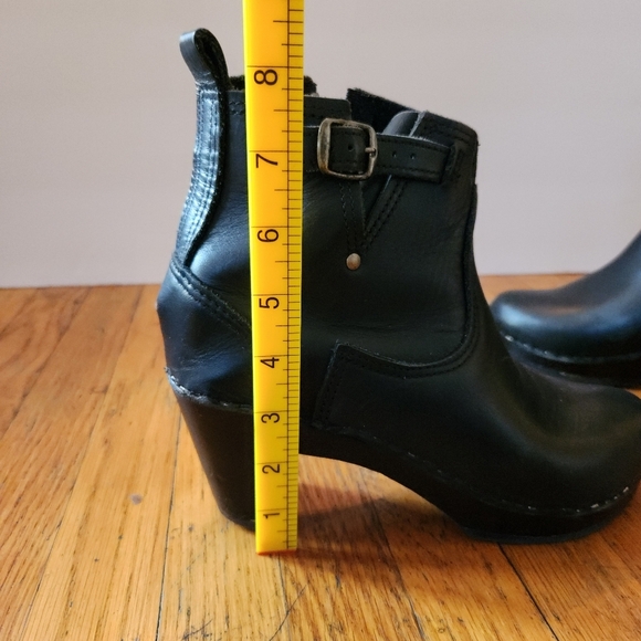 NO. 6 Black Heeled Ankle Boots - Picture 12 of 13